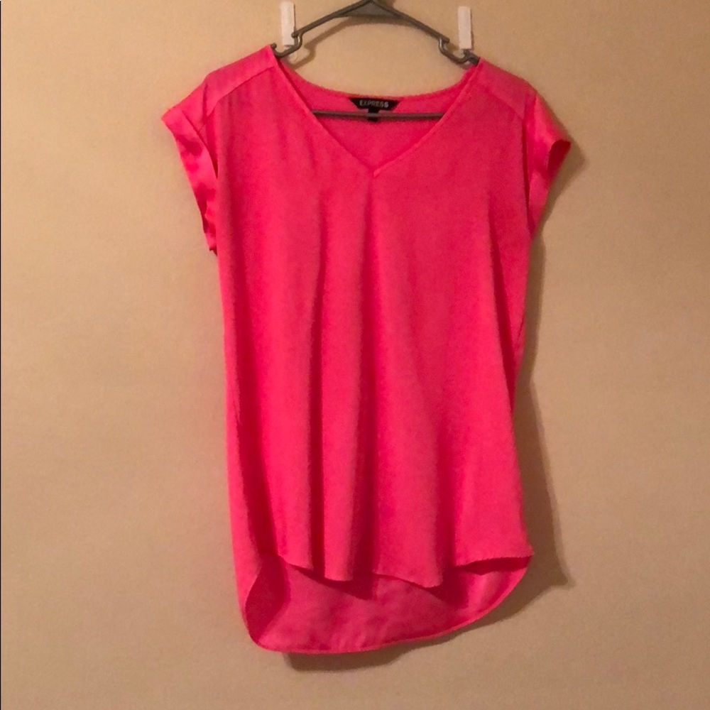 Express neon pink top